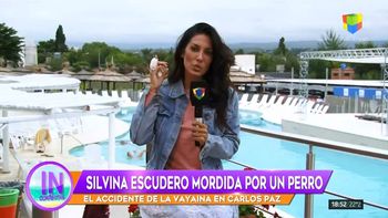 Silvina Escudero fue atacada por un perro y mostró sus heridas en Incorrectas