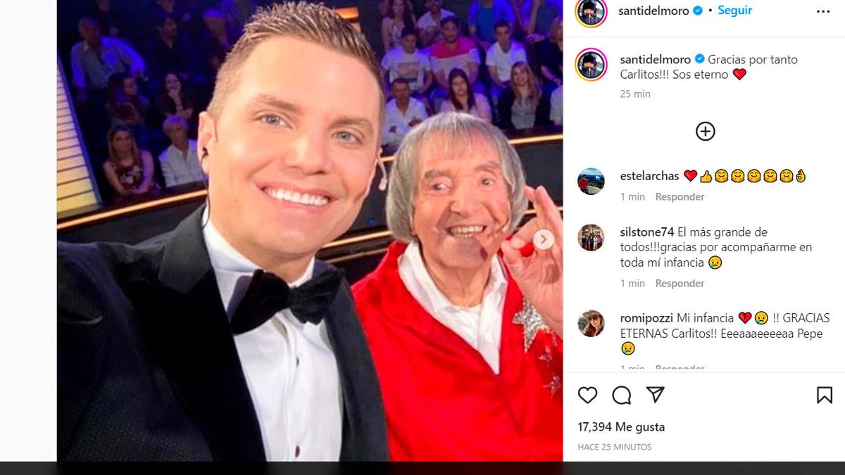 Murió Carlitos Balá Así Fueron Los Emotivos Mensajes De Los Famosos 