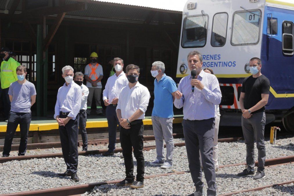Massa: Cuando el Interior ve que vuelve el tren, ve que vuelve el federalismo