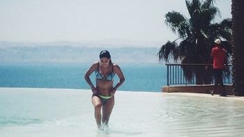 El destape de Jana Maradona en las playas de Dubai