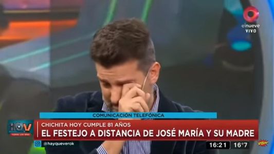 Listorti se quebró al aire al escuchar a su mamá: Tengo una ventaja: te veo todos los días por el televisor