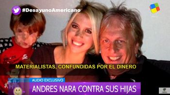Filtran polémicos audios de Andrés Nara contra sus hijas