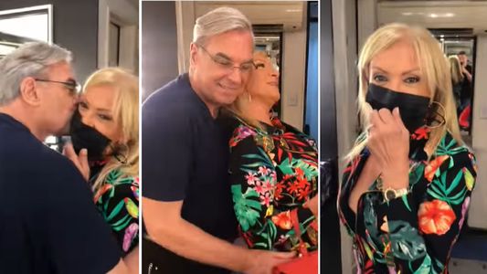 El reencuentro con trencito incluido de Susana Roccasalvo y Carlos Monti