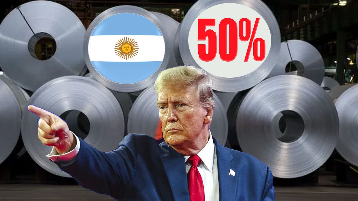 La nueva suba de aranceles anunciada por Trump perjudica a la Argentina. (Foto: A24.com)
