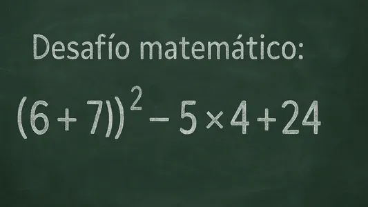 Desafío matemático: casi nadie lo resuelve antes de los 10 segundos