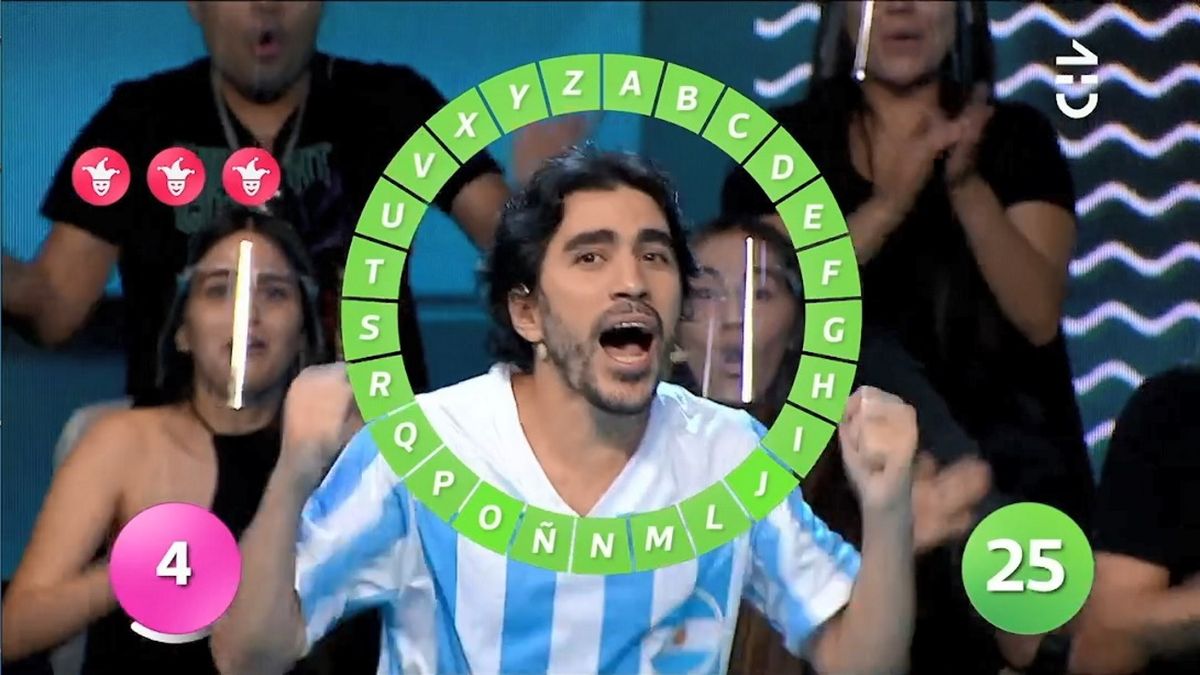 Brian Parkinson, el argentino que ganó el Mundial de Pasapalabra en Chile.&nbsp;