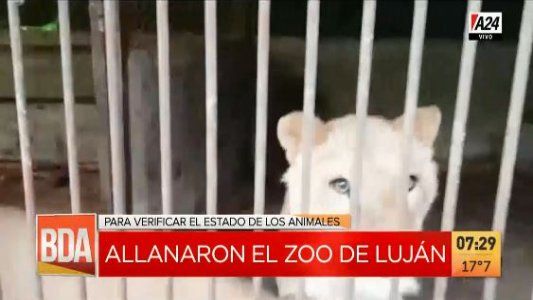 Allanaron el Zoológico de Luján y su dueño se encuentra prófugo