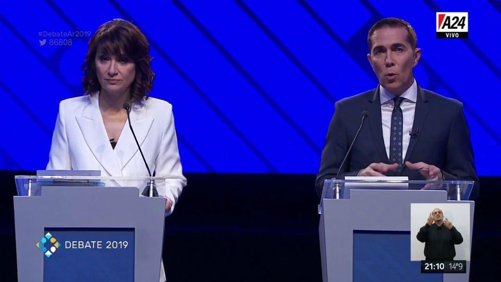 Debate presidencial: el día en que María Laura Santillán fue azafata y Barilli preceptor