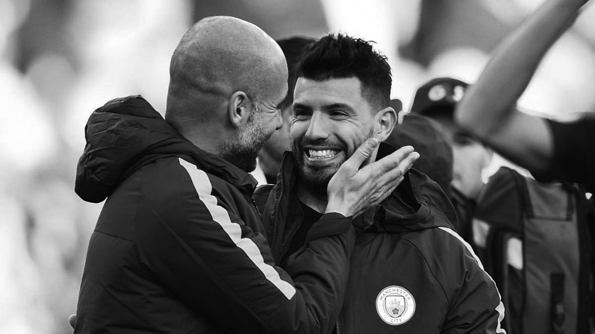 Agüero y Guardiola forjaron una buena relación.