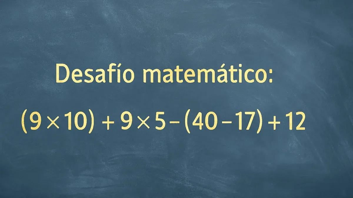 Imagen de pizarra para Desafío Matemático: esta cuenta no se resuelve de un vistazo