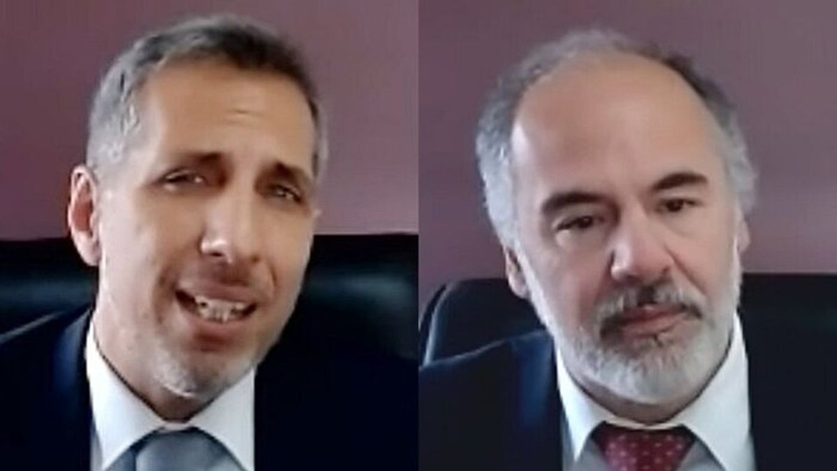  Diego Luciani y Sergio Mola.. Imagen: Télam