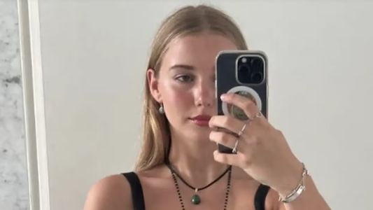 El look con transparencias que eligió Taína Gravier, la hija de Valeria Mazza