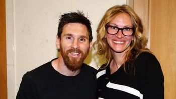 Julia Roberts fue la invitada de lujo del Real Madrid pero pidió conocer a Messi