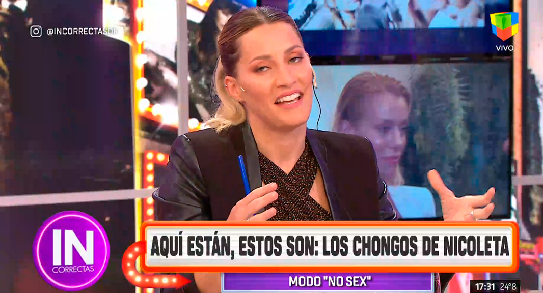 La cara de Mica Viciconte cuando le preguntaron por el celibato de Nicole
