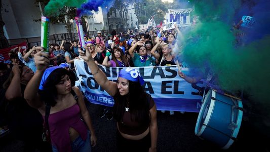Organizaciones feministas se manifestaron en todo el país por el Día Internacional de la Mujer