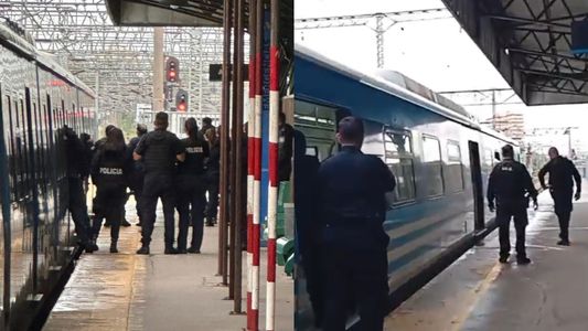 Video: así escapaban los pasajeros del Tren Roca del hombre que tomó a una rehén en un vagón