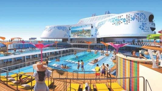 El crucero más grande del mundo: capacidad para 7 mil pasajeros, tirolesa de diez pisos y el tobogán más alto en el mar