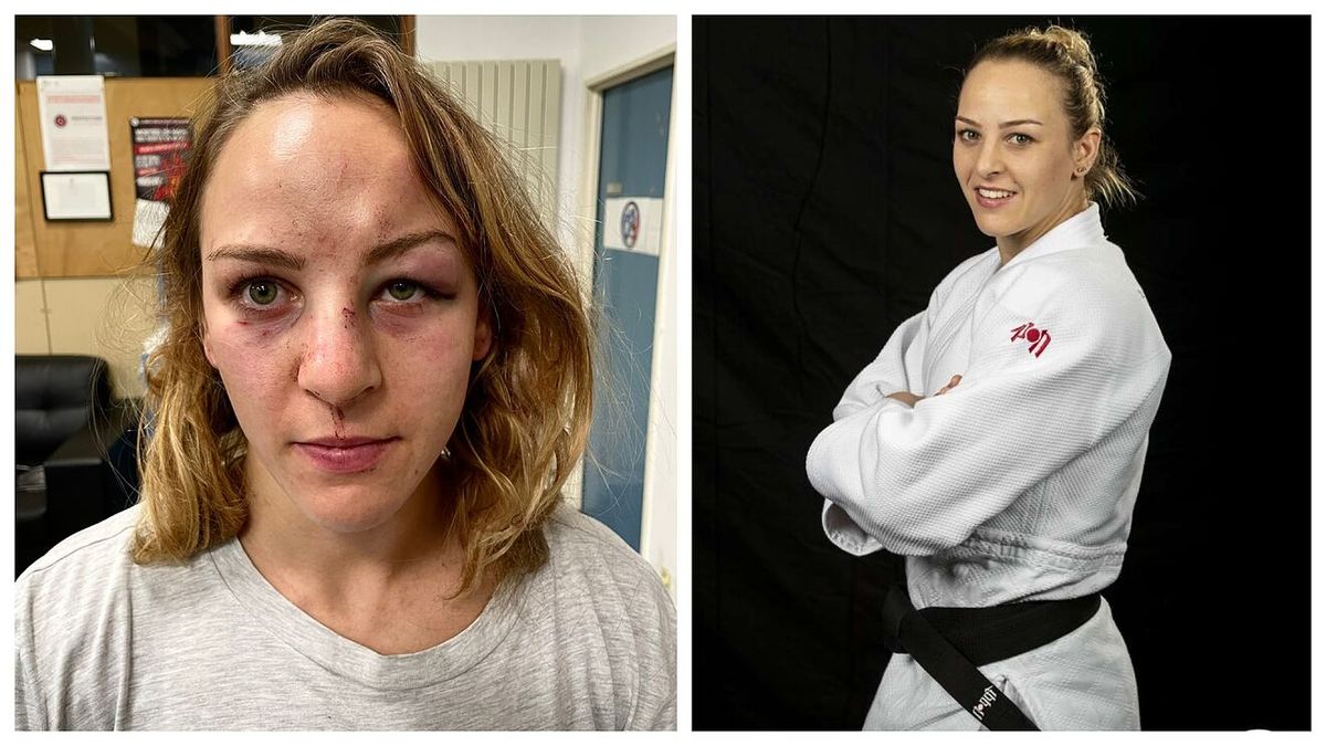 La campeona olímpica de judo Margaux Pinot de 27 años denunció a su pareja