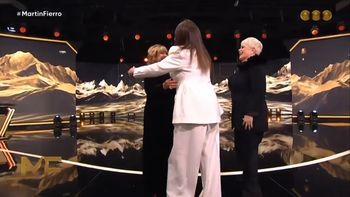 reconciliación Moria Casán y Georgina Barbarossa - captura Telefe