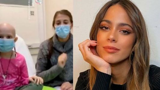Tiene 8 años, está en tratamiento contra el cáncer y conmovió a Tini Stoessel bailando Miénteme