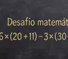 Desafío Matemático: este desafío desafía tu primer impulso