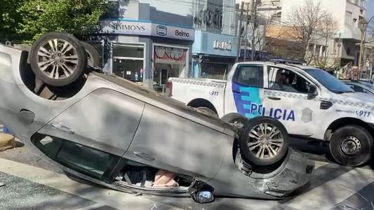 Video: violenta persecución con choques, tiros y dos delincuentes detenidos