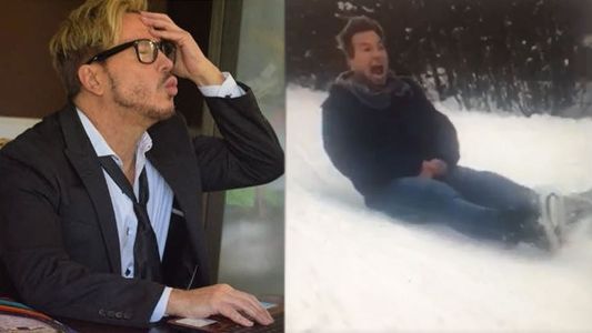 Guido Süller sufrió un accidente en Ushuaia: el video