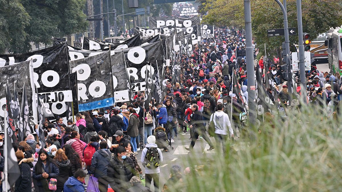 El protocolo antipiquete se mantiene vigente hasta nuevo aviso por parte de la Justicia (Foto: archivo).