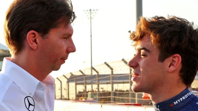 Franco Colapinto se reencontró con el jefe de Williams en Melbourne: qué compartieron y qué dijo el Tío James
