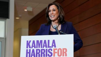 Kamala Harris llamó a votar y hacerse oir. Kamala Harris llamó a votar y hacerse oir.