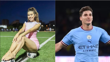 El cariñoso mensaje que recibió Julián Álvarez de su maestra de inglés