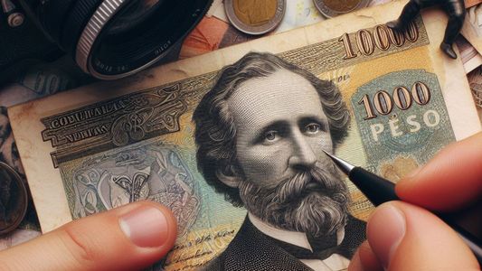 Retribuyen 300 mil pesos al sacralizado dueño este billete de 1000 pesos chilenos