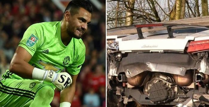 Sergio Chiquito Romero sufrió un fuerte accidente con su auto en Inglaterra