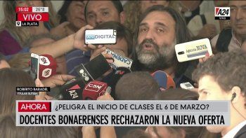 Docentes bonaerenses rechazaron la oferta salarial y peligra el comienzo de clases