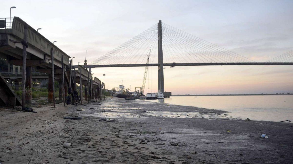 La sequía del río Paraná impacta; una científica del Conicet habló sobre el agro.(Foto: NA)