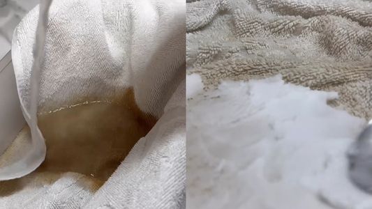 Mostró el truco definitivo para sacar manchas difíciles de cualquier tela y se volvió viral