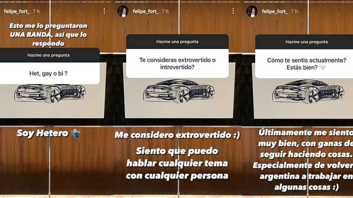 Felipe Fort habl&oacute; de su sexualidad desde sus redes sociales, donde asegur&oacute; ser heterosexual.