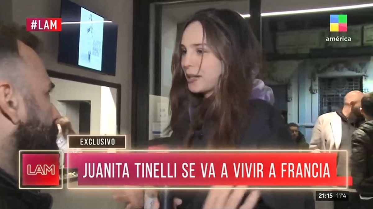 Juanita Tinelli, en di&aacute;logo con LAM, cont&oacute; que ir&aacute; a probar suerte con el modelaje a Francia.&nbsp;