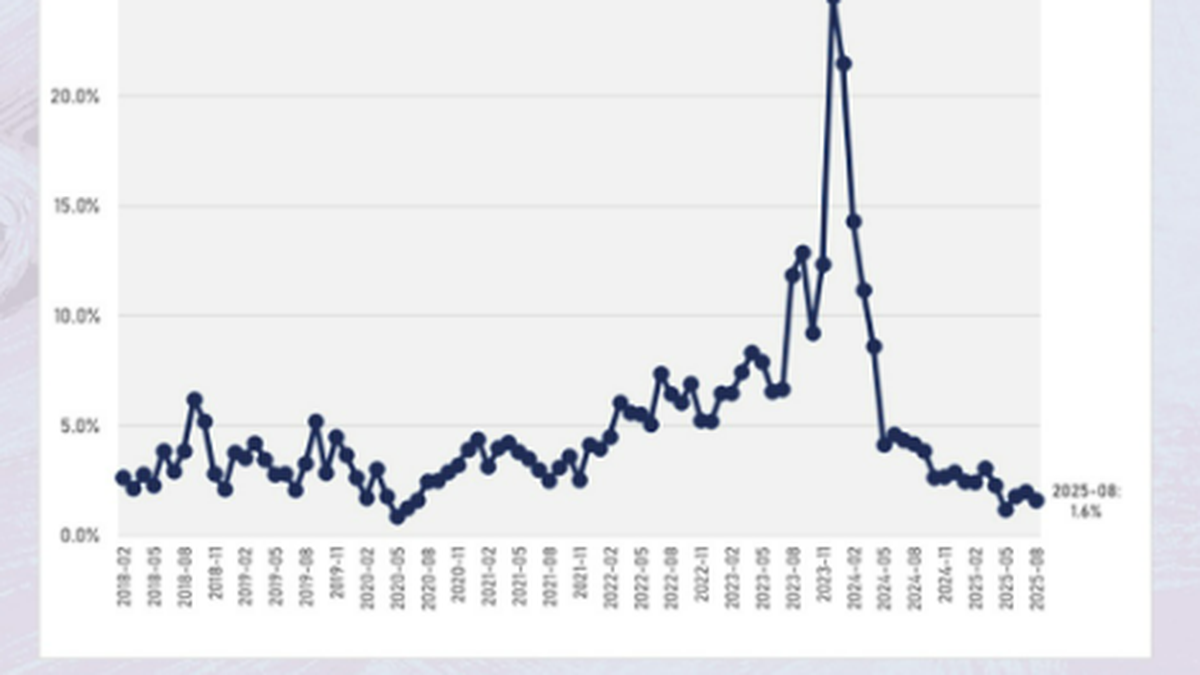 Muestra mensual.&nbsp;