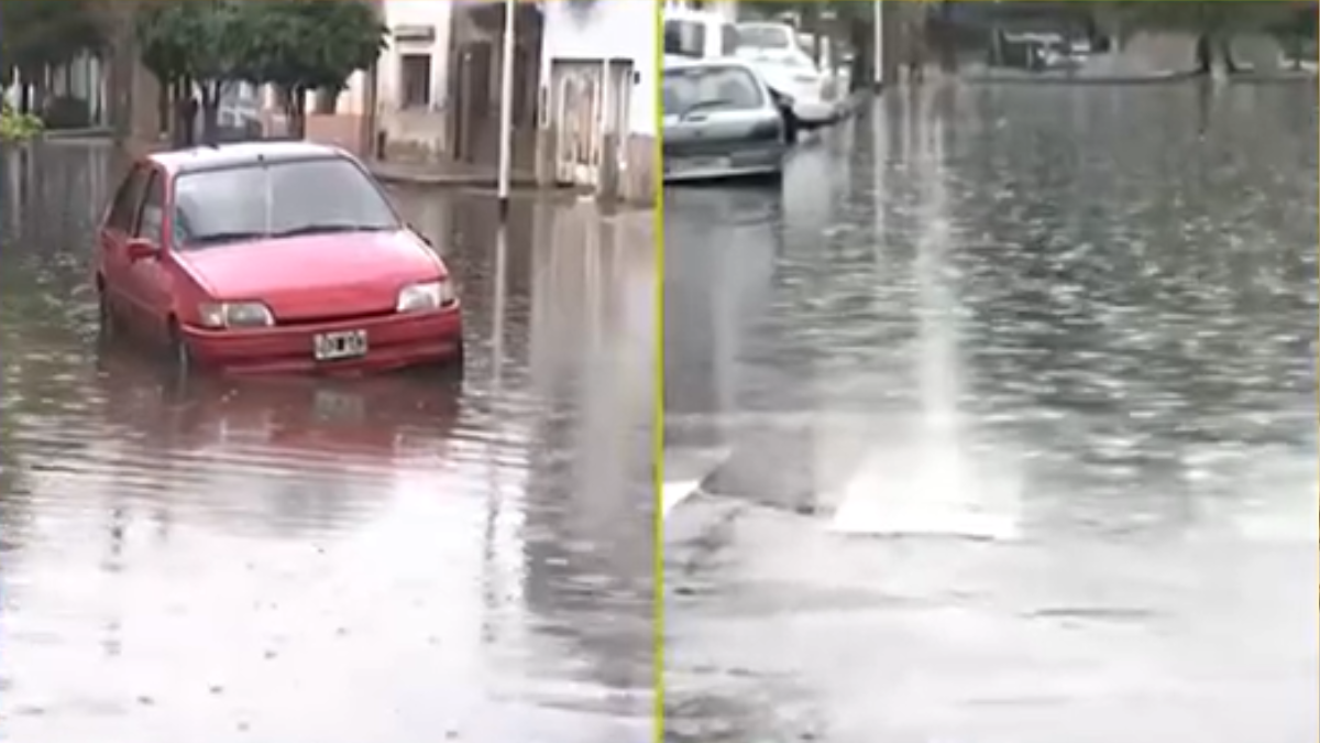 Tormenta en el AMBA: intensa caída de agua