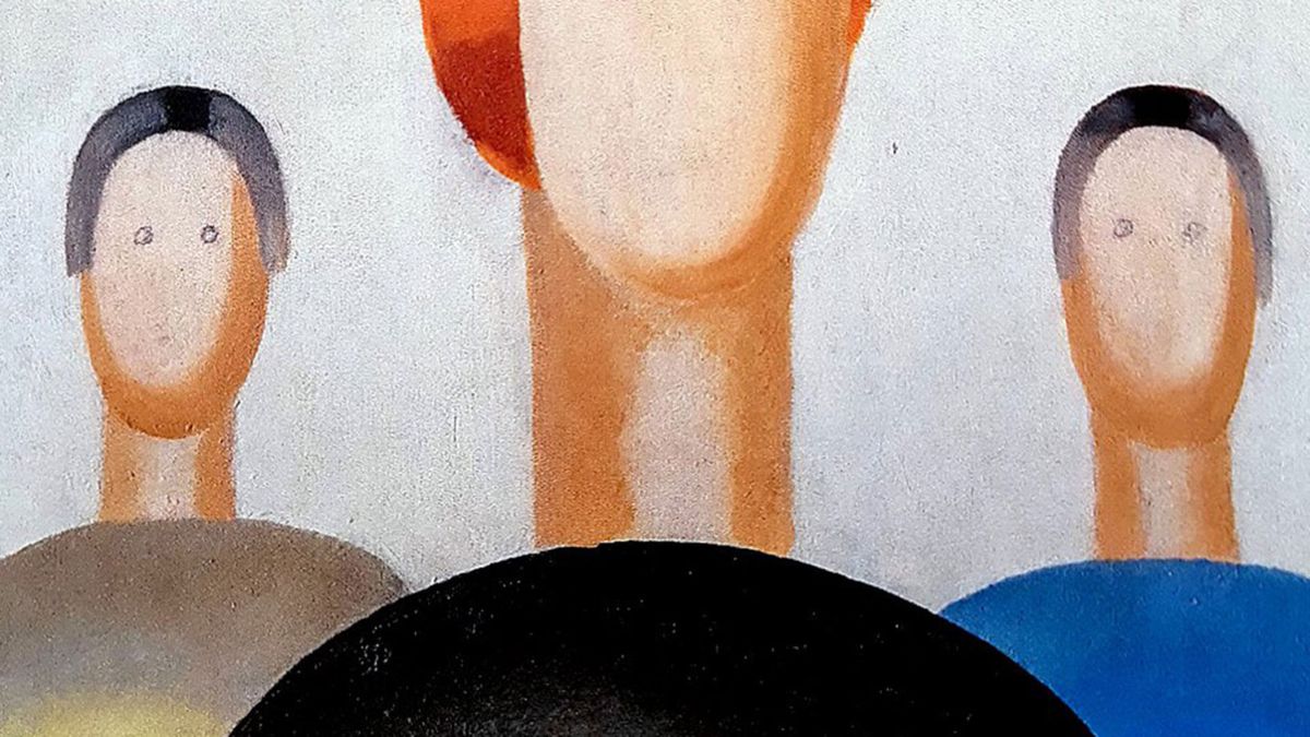 &nbsp;‘Tres figuras’ (1932-1934) de la artista Anna Leporskaya