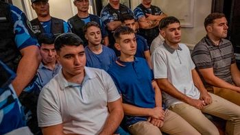Los ocho rugbiers acusados aguardan los alegatos (Foto: archivo).
