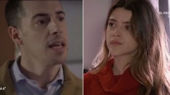 La primera escena de violencia entre Calu Rivero y Esteban Lamothe