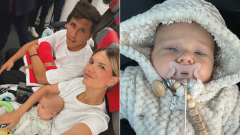 Las fotos del primer gran viaje de Eva Bargiela y Gianluca Simeone con su hijo Faustino