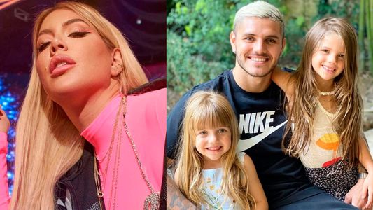 Mauro Icardi vs Wanda Nara: se supo cómo están atravesando el escándalo las hijas del matrimonio
