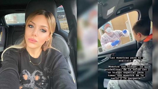 Evangelina Anderson mostró el test que le hicieron a su hijo para saber si se había contagiado de Coronavirus