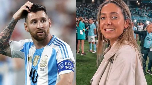 Qué le dijo Lionel Messi a Sofía Martínez en la zona de periodistas