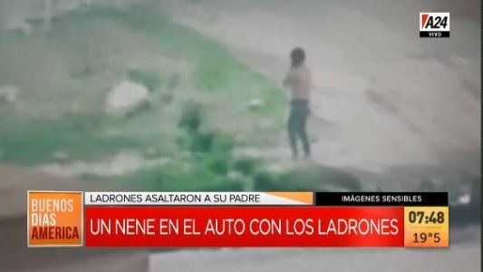 Inseguridad: delincuentes roban un auto con un nene adentro