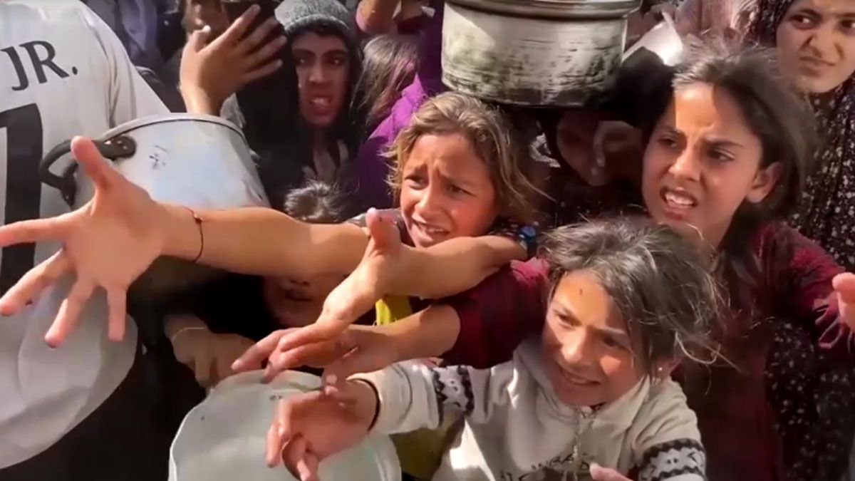 LA ONU declaró que hay una hambruna sin precedentes en Gaza
