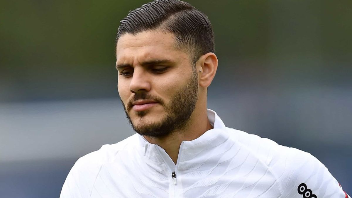Icardi volvió a entrenarse en el club parisino.